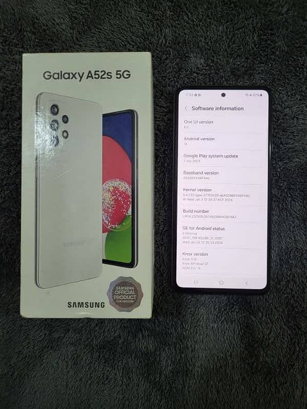 Samsung A52S PTA Approved 03290506093watsapp 2