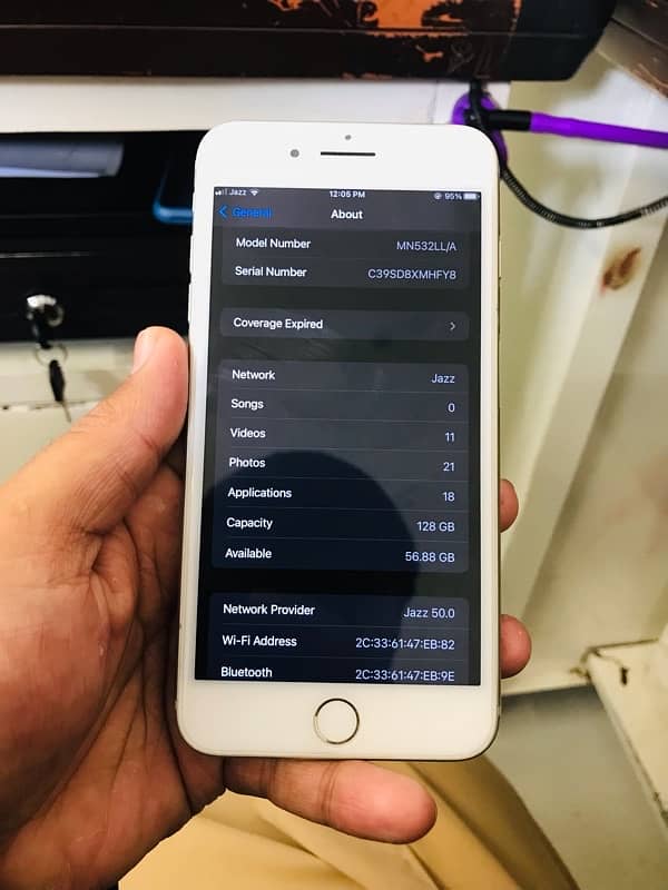 iphone 7plus 128GB pta approve 5