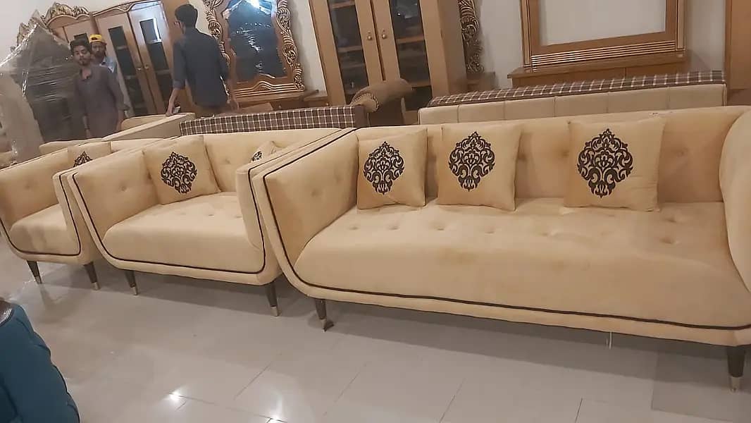 sofa set - L shape sofa - Wooden sofa - Velvet sofa - Luxury sofa 15