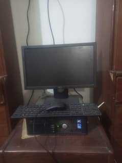 Dell core 2 dou computer set for sale