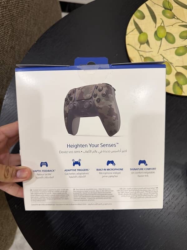 Brand New PlayStation 5 Gray Camouflage Controller 1