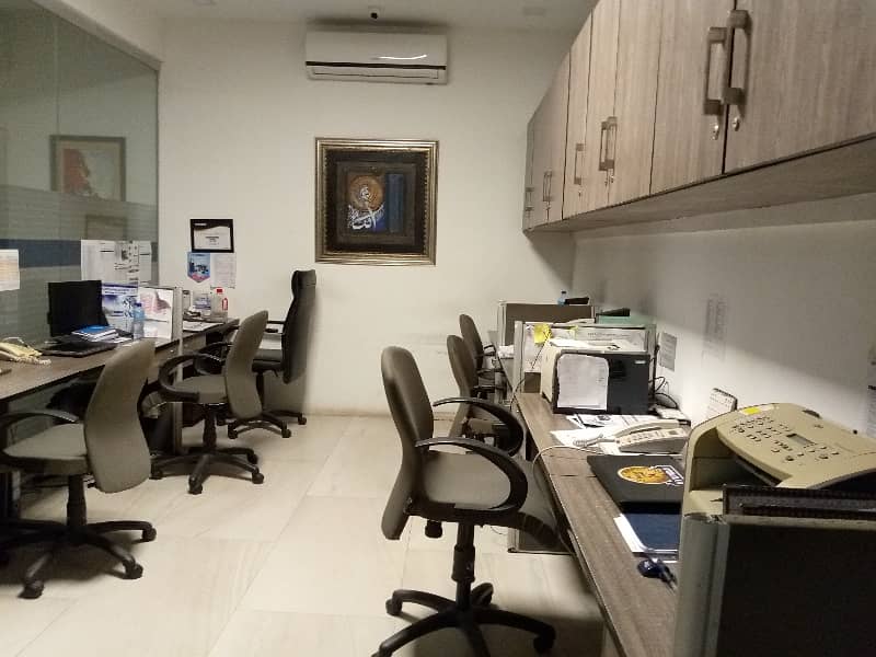 3 Kanal (10 Thousand Square Feet) Furnished Office Block Available For Rent. 13