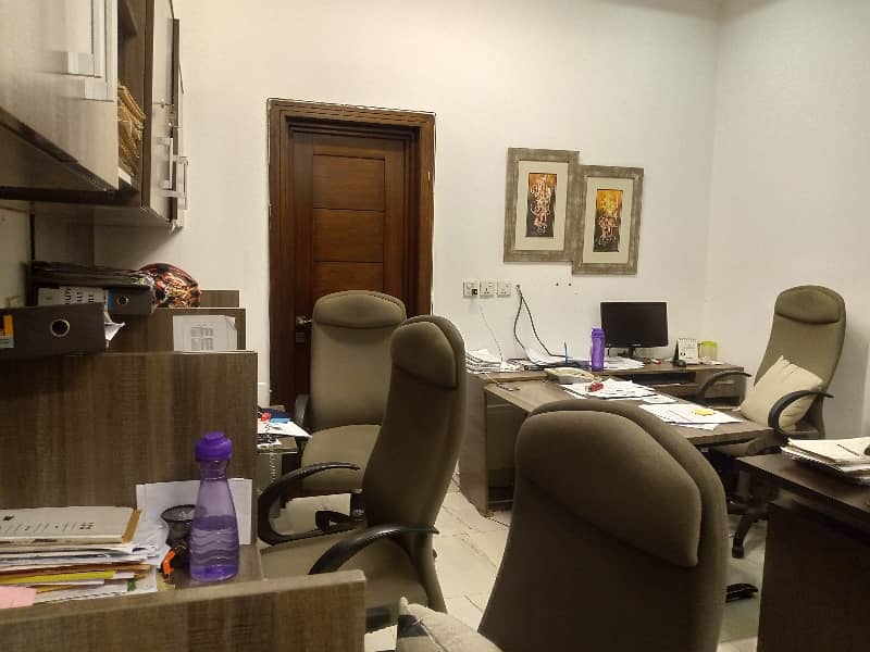 3 Kanal (10 Thousand Square Feet) Furnished Office Block Available For Rent. 15