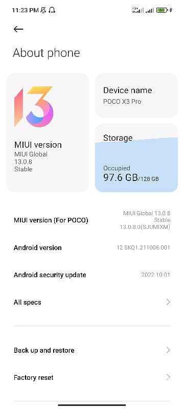 POCO X3 PRO 8/128 GB 2