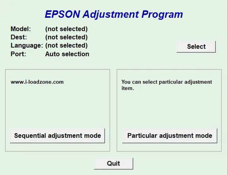 Epson Resetter Software Available 2