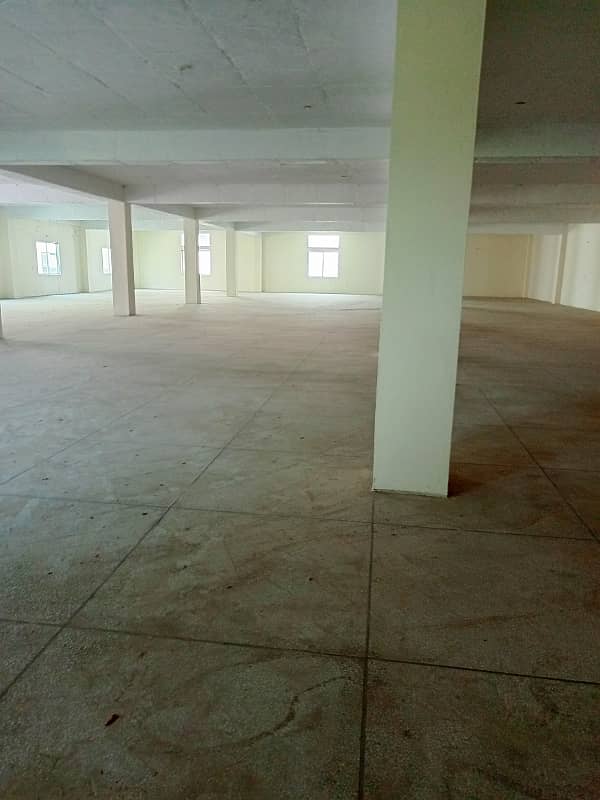 3.7 Kanal Double Storey Factory Available For Rent. 3