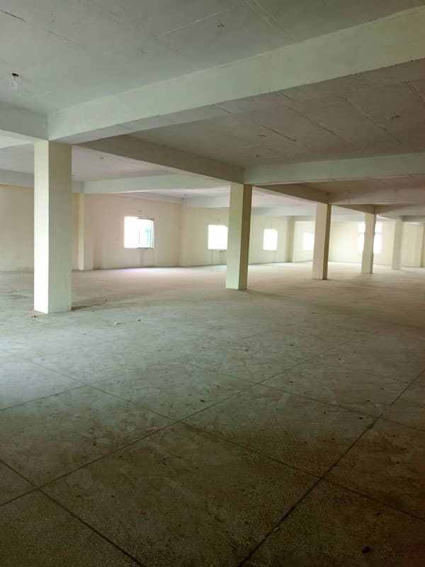 3.7 Kanal Double Storey Factory Available For Rent. 0