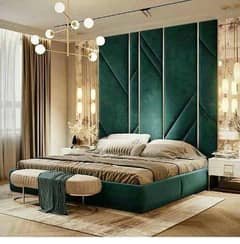 bed/bed set/double bed/poshish bed/wooden bed/furniture