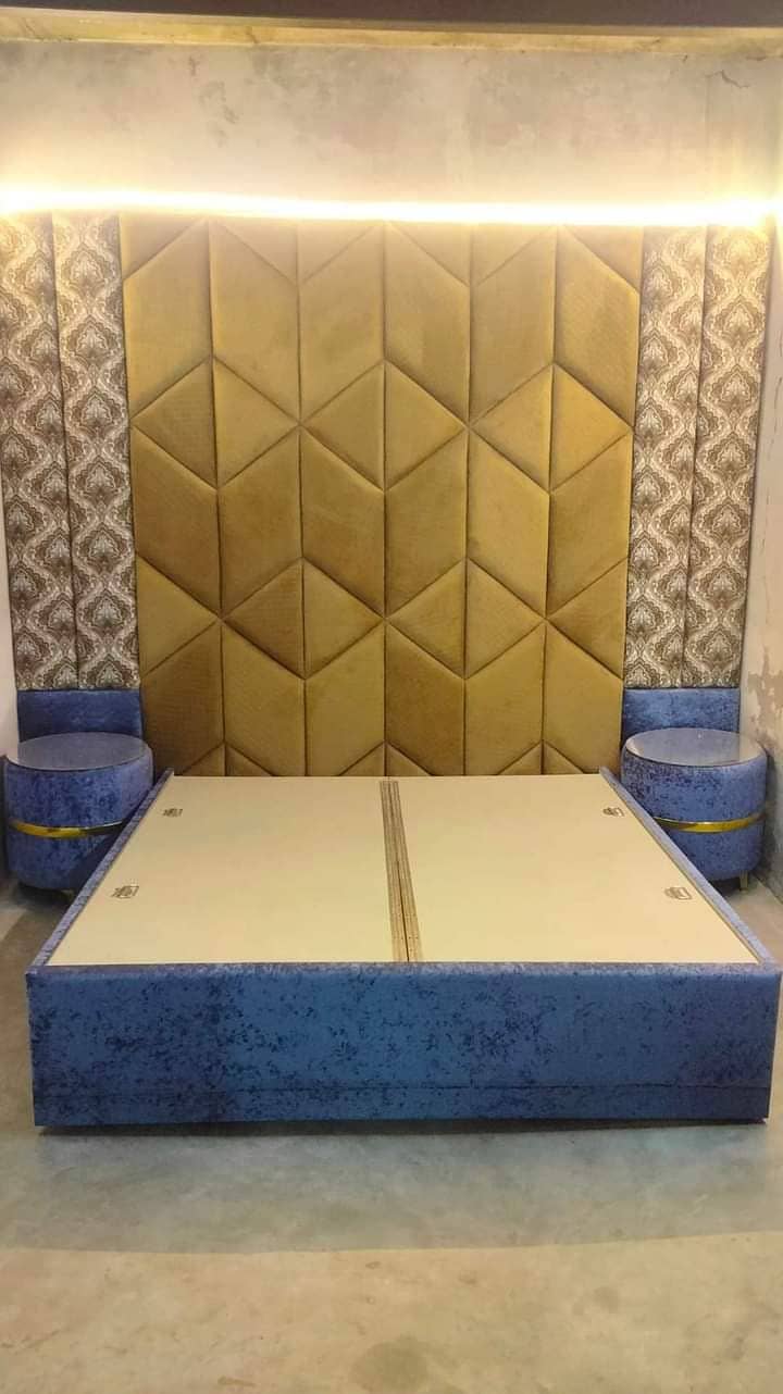 bed/bed set/double bed/poshish bed/wooden bed/furniture 17