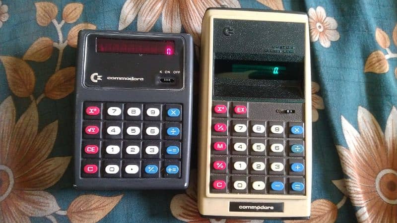 vintage calculator commodore-texas-sinclair-casio-canon 4