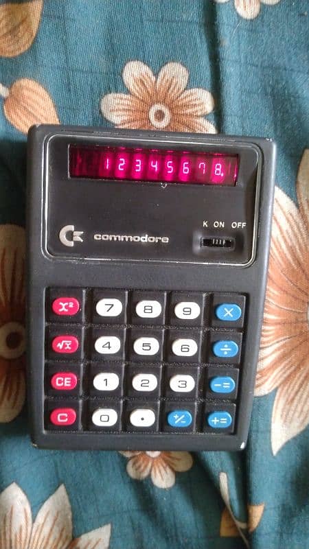 vintage calculator commodore-texas-sinclair-casio-canon 5