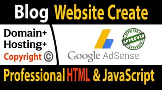 Blog Website Create HTML JavaScript