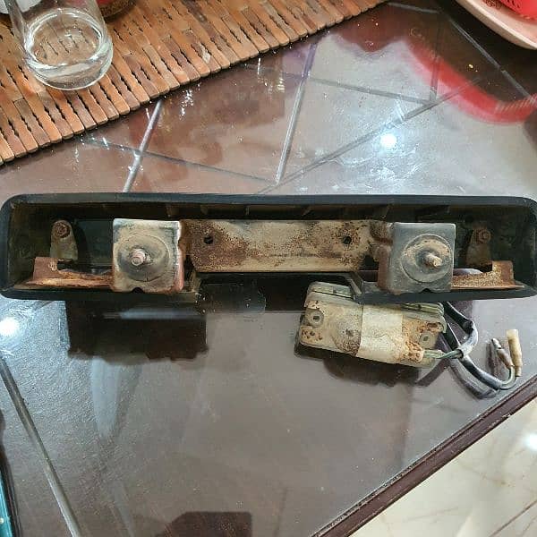 mitsubishi pajero licence number plate bracket modell 84-90 2