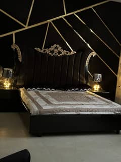 Bed / Bed set / King size Bed set / Double Bed set / Wooden Bed set