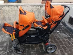 twin pram