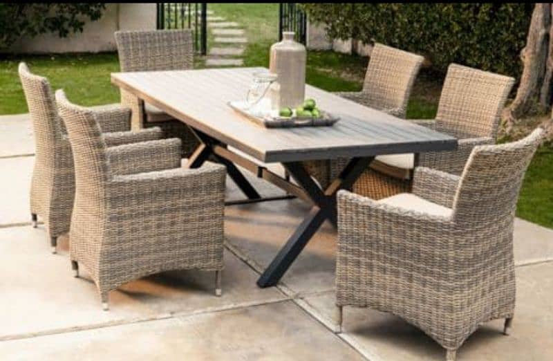 Garden chairs/rattan sofa sets/dining tables/UPVC outdoor furnitureq 2