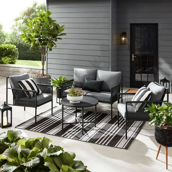 Garden chairs/rattan sofa sets/dining tables/UPVC outdoor furniture 15