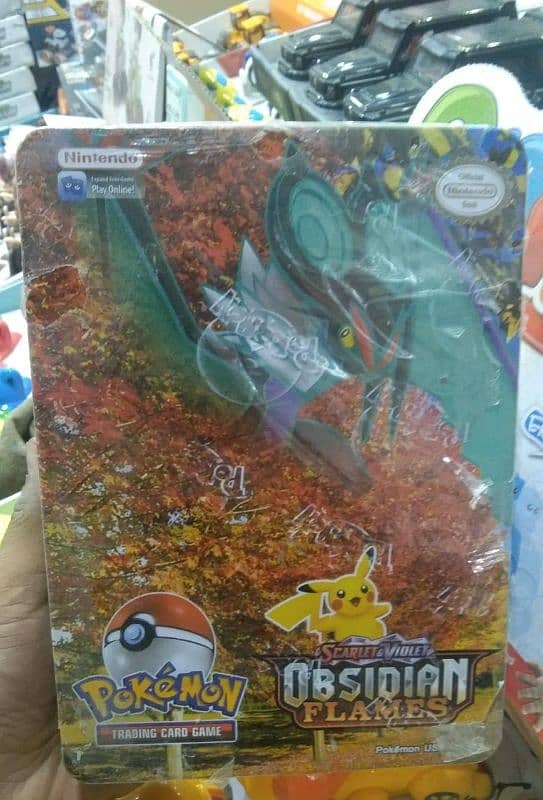 pokemon Trading Card big tin new series 0