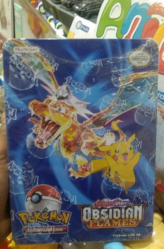 pokemon Trading Card big tin new series 1