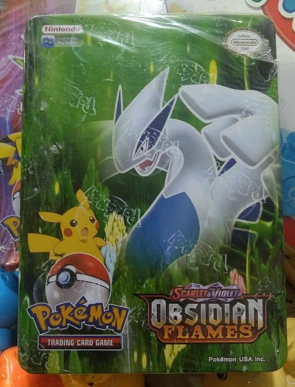 pokemon Trading Card big tin new series 2