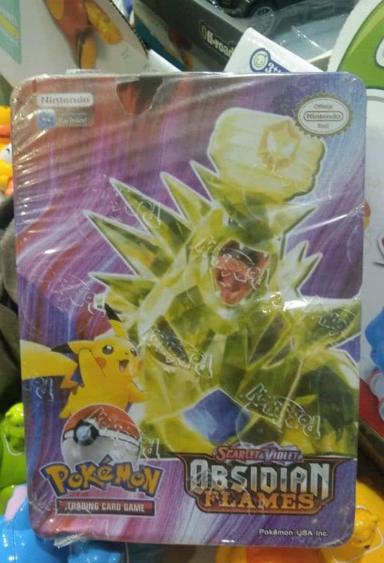 pokemon Trading Card big tin new series 3