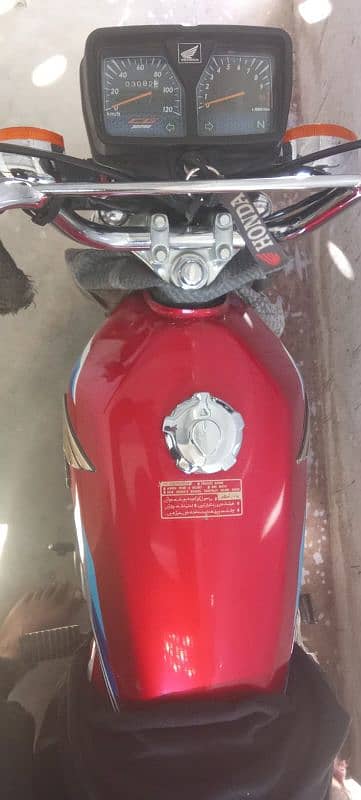 HONDA CG-125 IN RED COLOR 2024 12