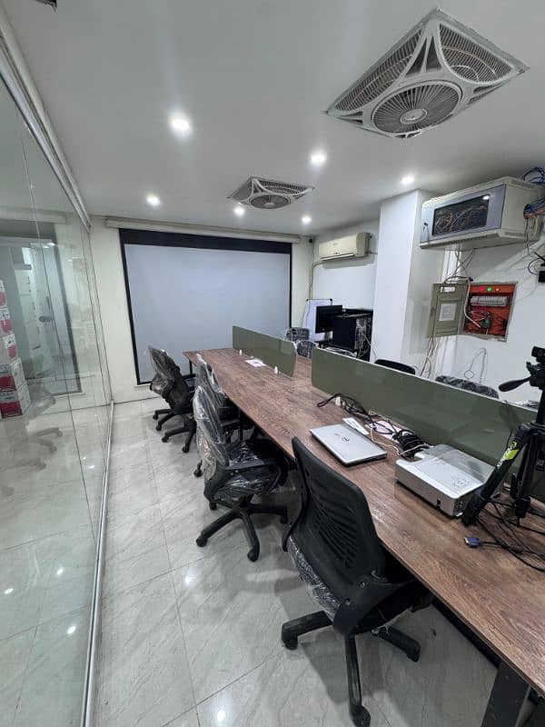 furnished Office for rent 9