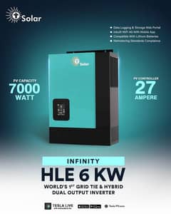 Tesla Infinity HLE IP65 6 8 kw hybrid Single Phase solar inverter WiFi