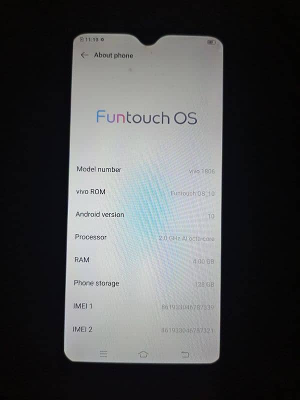 VIVO V11 4GB 128GB Camera Blur Fingerprint Not Work 3