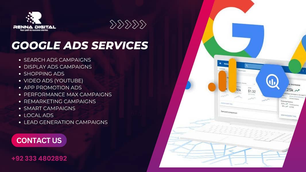 Web Design | Web Develpoment | Ecommerce Website | Google Ads 1