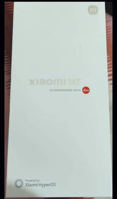 Xiaomi 14t just box open 512gb official approved 4