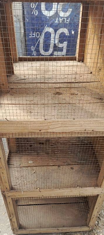 wood cage urgent sale 4