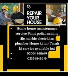 Electrician Services | plumbers | home maintance service | paint servi