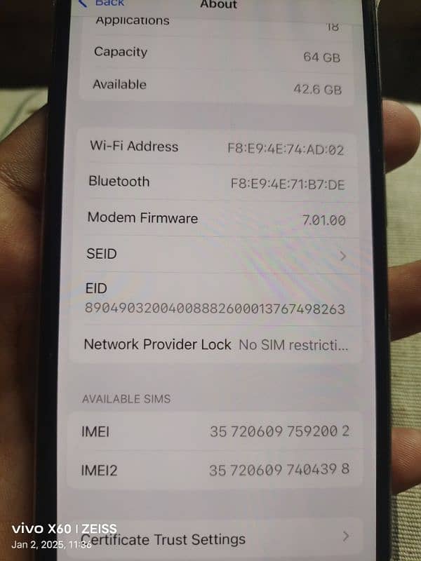 iPhone XS 64GB non pta Factory 1