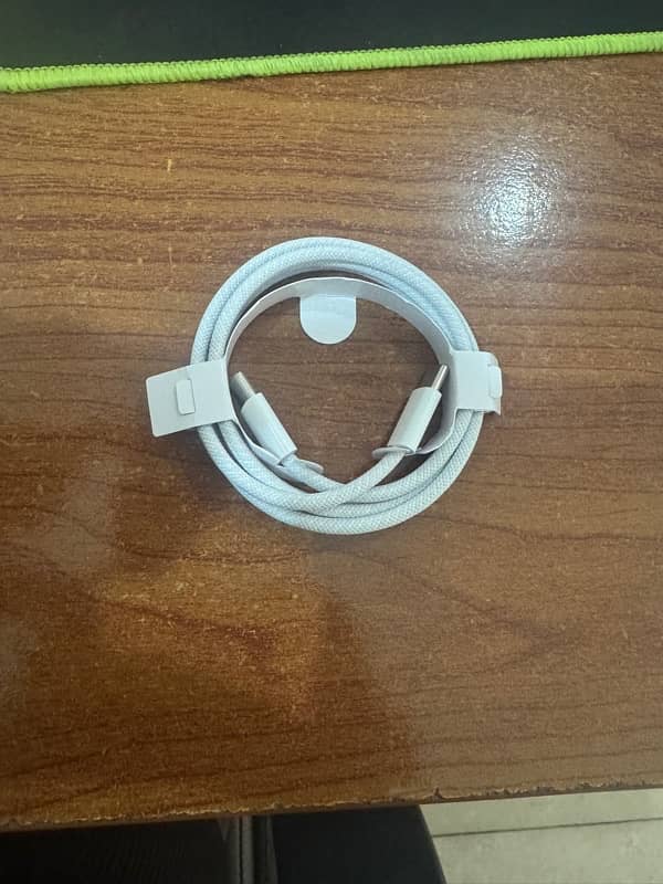 Original AAA Plus Type C to C Apple IPhone Charging Data Cable Braided 9