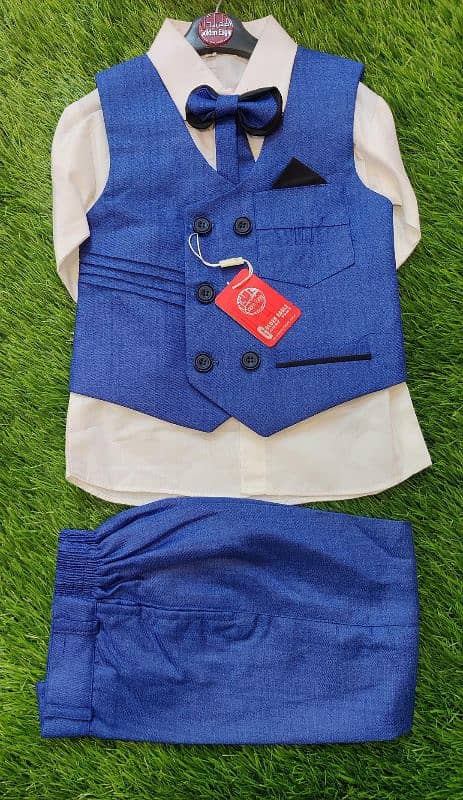 5to6 year boy gajni style 3 piece suit 0