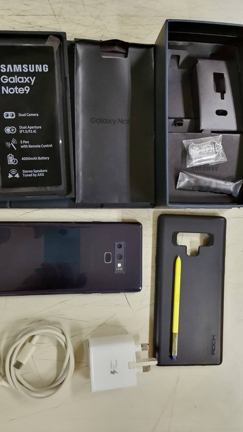 Samsung Note 9 Dual Sim mint Condition with Box PTA Official Approved 0