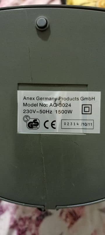 Anex Electric Fan Heater Germany product 3