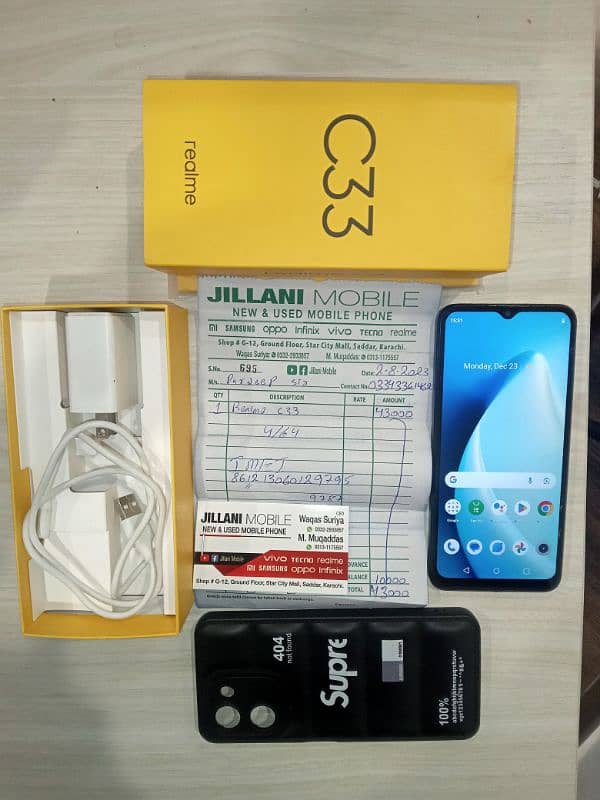 Realme C33 Box pack 4/64 1