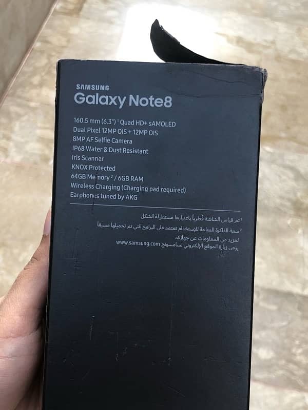 Samsung galaxy note 8  pta working 4