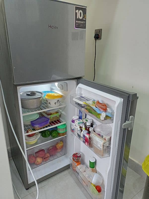 Haier fridge small size like brand new , with 8.5 years warranty 1