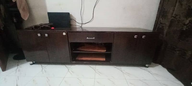 3 door almaari with storage and computer desk 2