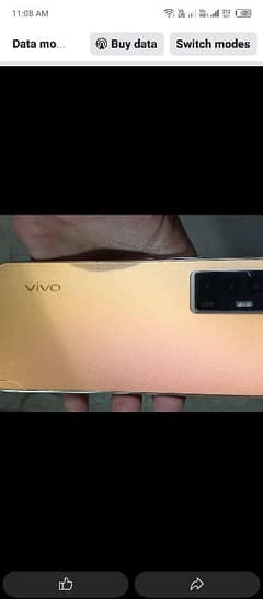 vivo v23e 5g 8+4 GB 256 GB with charger no box corner SE back crack ha