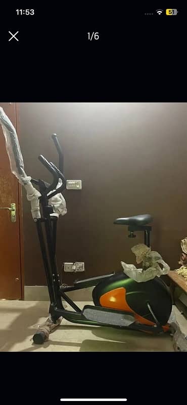 elliptical cycle new condition urgent sale in low price 1