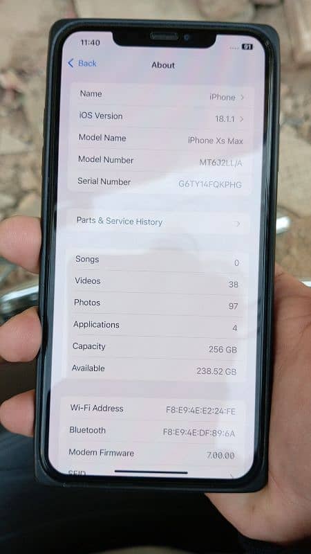 Iphone Xs Max 256 gb 5