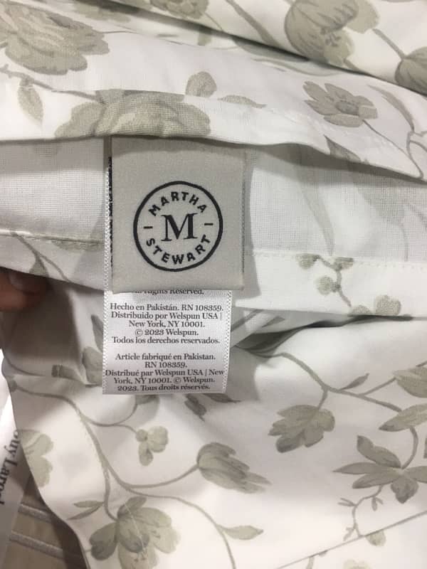 Sapphire Mills Export Quality Cotton Satin King Bedsheets 300 Thread 6