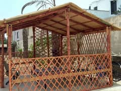 Bamboo Huts/Bamboo Wall/animal shelter Homes/Jafri walls/Jafri Shade