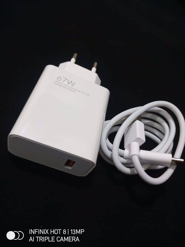 Mi Note 11pro Charger Cable 67watt new 100% original box pulled 3