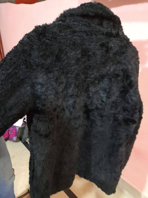 black fur wniter coat 0