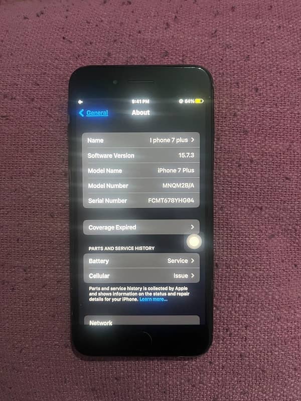 Urgent Sale I phone 7 Plus Bypass 32 GB 3